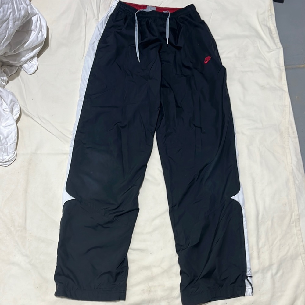 Nike Basketball Pants, Black Red White, Size Youth XL, Great Condition